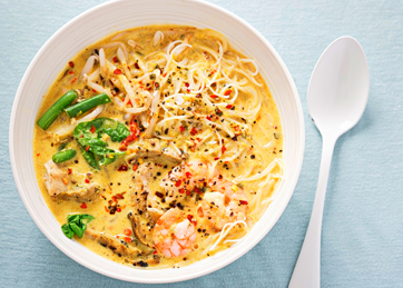 Grilled Chicken Laksa from Assam